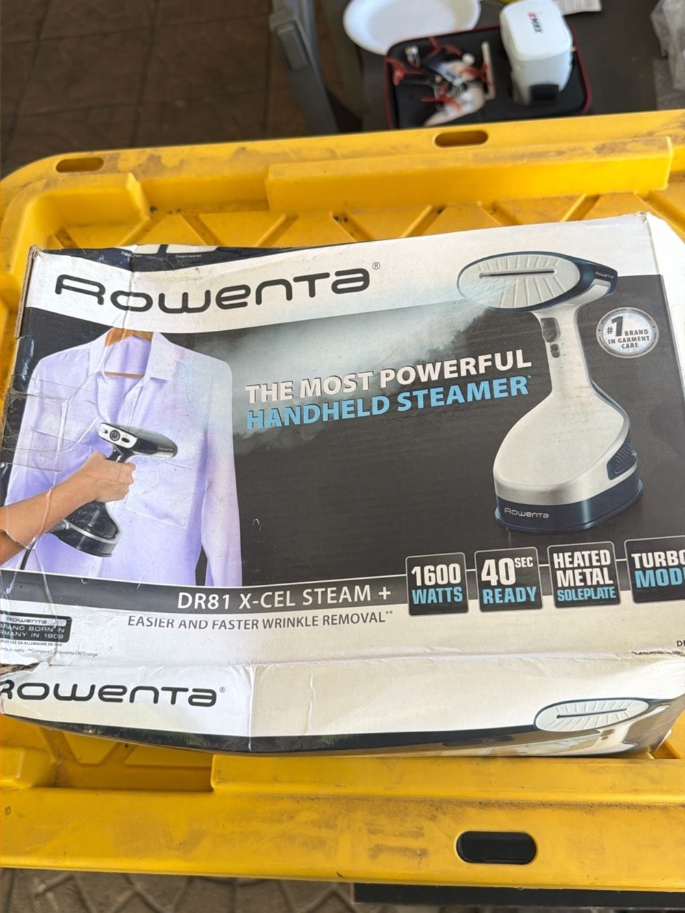 Rowenta DR8120 X-Cel Steam+ The Most Powerful Handheld Garment Steamer